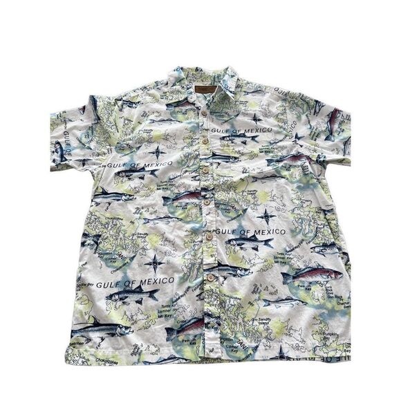 Clearwater Outfitters Wahoo Fishing Bubbles Hawaiian Shirt All Over Printed  siz - Picture 2 of 9